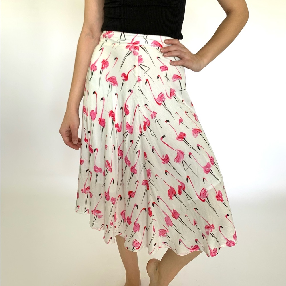 Flamingo skirt | flowy skirt